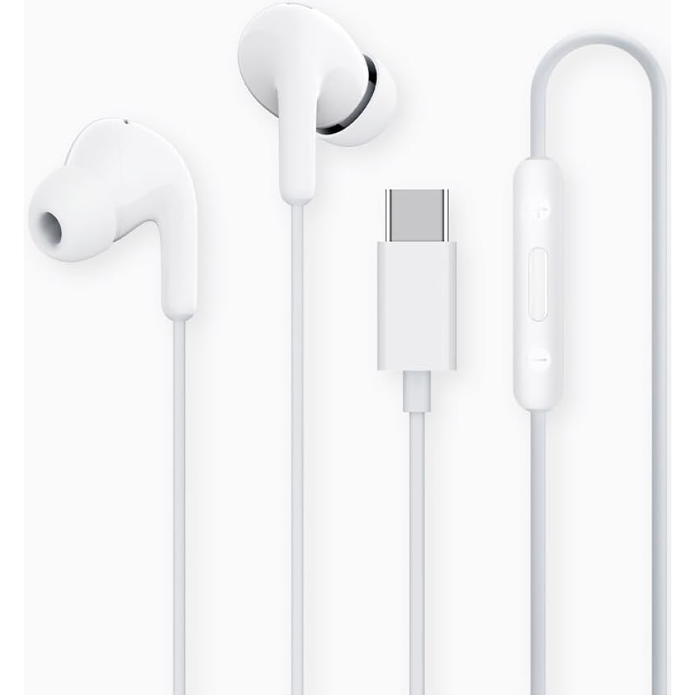Handsfree Ακουστικά Official Xiaomi Type-C Earphones Ενσύρματα με Type-C - White (BHR8931GL)
