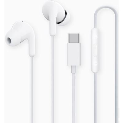 Handsfree Ακουστικά Official Xiaomi Type-C Earphones Ενσύρματα με Type-C - White (BHR8931GL)