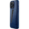 Θήκη Apple iPhone 16 Pro Max - MUJJO Full Leather Wallet Case Δερμάτινη Πορτοφόλι με MagSafe - Monaco Blue (MUJJO-CL-056-BL)