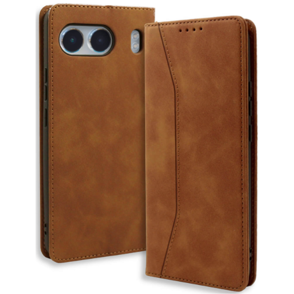 Θήκη OnePlus Nord 4 - Bodycell Book Case Πορτοφόλι - Brown (5206015079139)