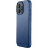Θήκη Apple iPhone 16 Pro Max - MUJJO Full Leather Case Δερμάτινη με MagSafe - Monaco Blue (MUJJO-CL-055-BL)