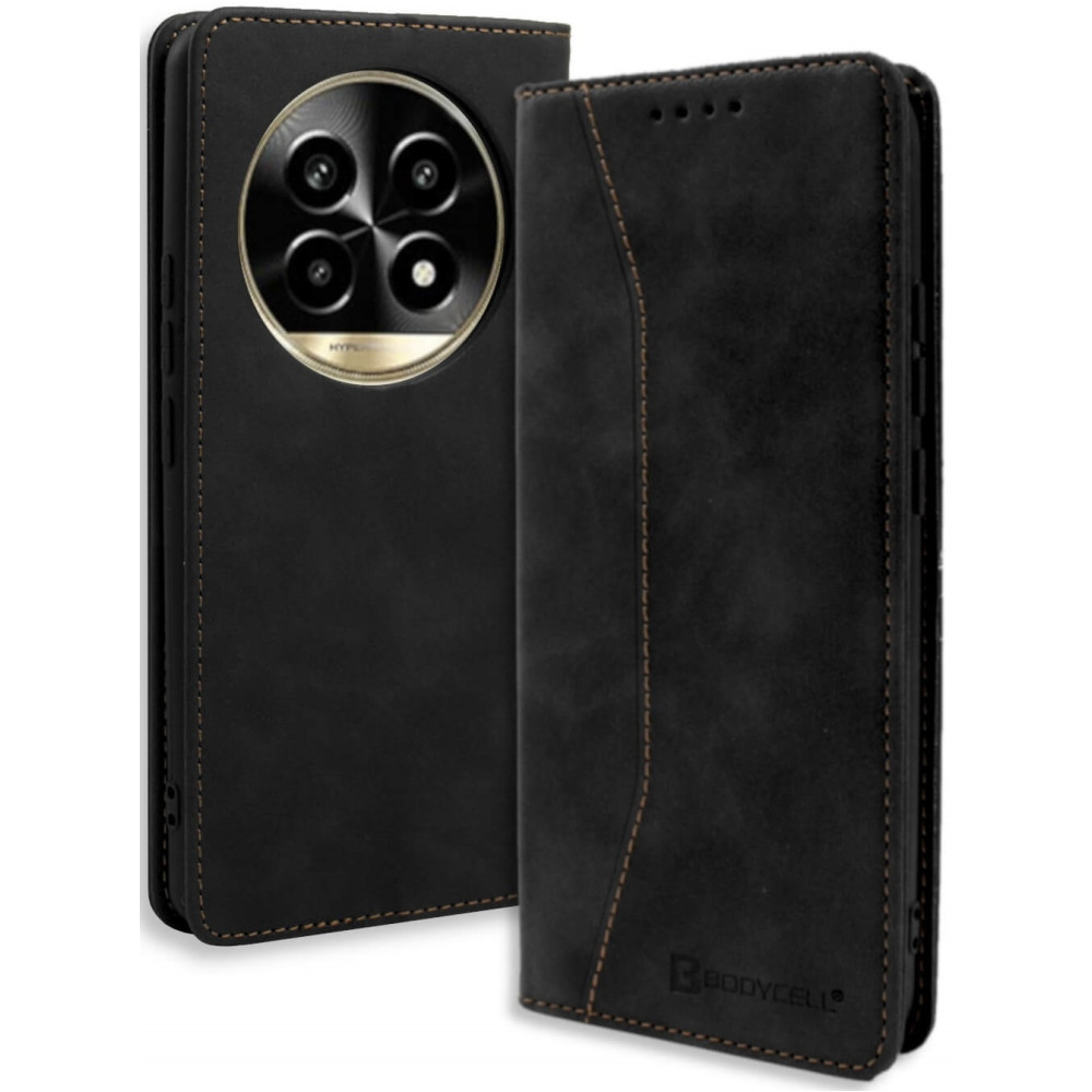 Θήκη Realme 13 Pro / 13 Pro Plus - Bodycell Book Case Πορτοφόλι - Black (5206015079276)