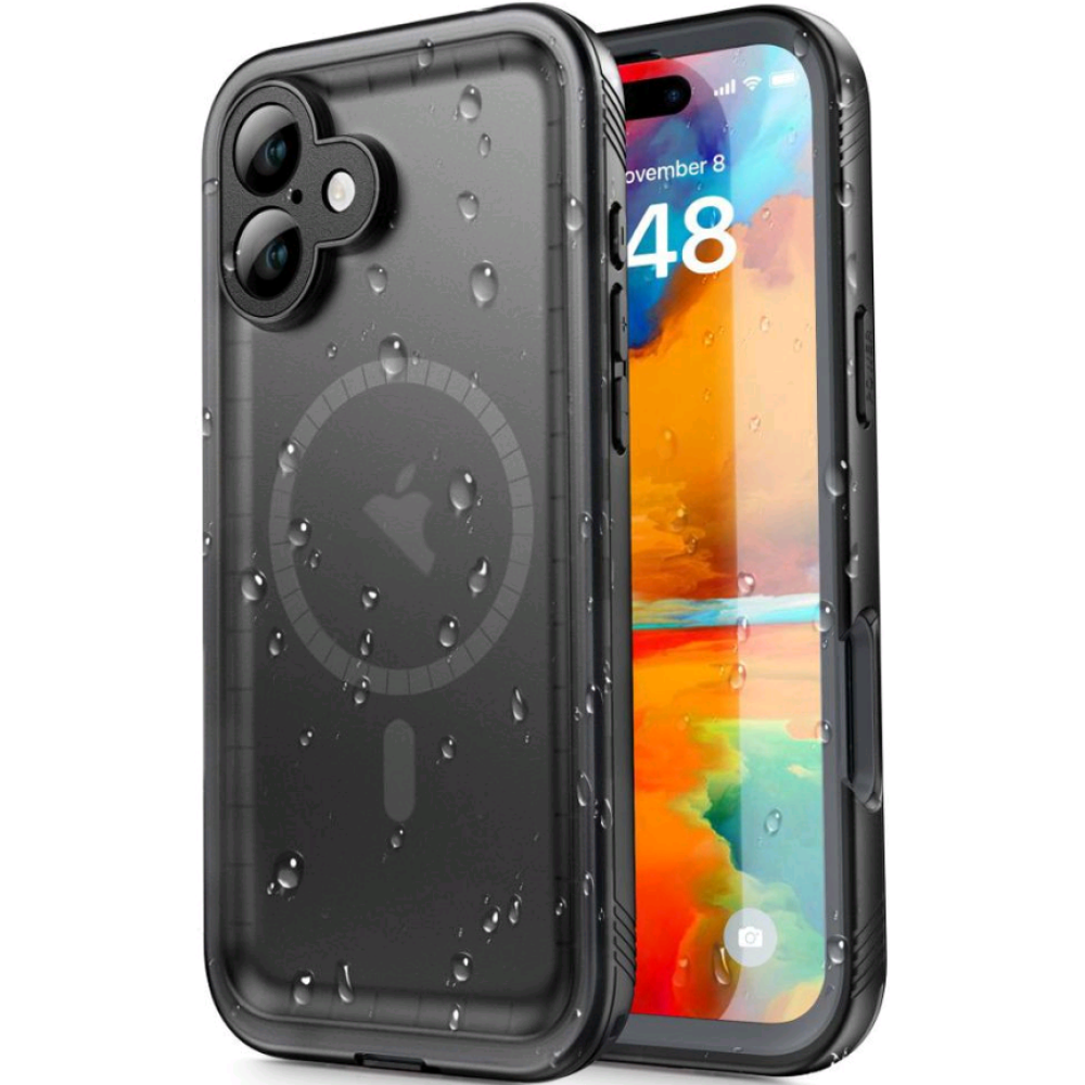 Θήκη Apple iPhone 16 - Tech-Protect Shellbox IP68 Full Body 360° Ανθεκτική Αδιάβροχη με MagSafe - Black (5906302375172)