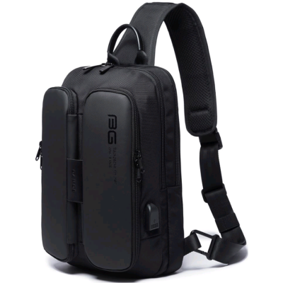 Bange 7079 - Ανδρικό Τσαντάκι Ώμου / Χιαστί Crossbody - 9L - Black