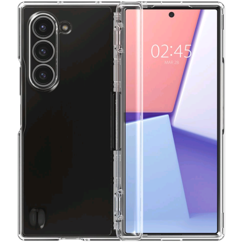 Θήκη Samsung Galaxy Z Fold6 - Spigen Ultra Hybrid Pro Σκληρή - Crystal Clear (ACS07813)