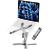 Tech-Protect ULS200 Universal Laptop Stand - Ρυθμιζόμενη Βάση Αλουμινίου για Laptop έως 16" - Silver (5906302309863)