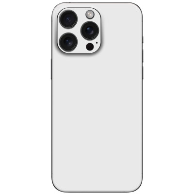 Αυτοκόλλητο Skin Προστασίας Πλάτης - Apple iPhone 15 Pro - Gams Premium Vinyl Skin Back Plate - White Matte (GAMS-VNL-SKIN-WM-001-076)