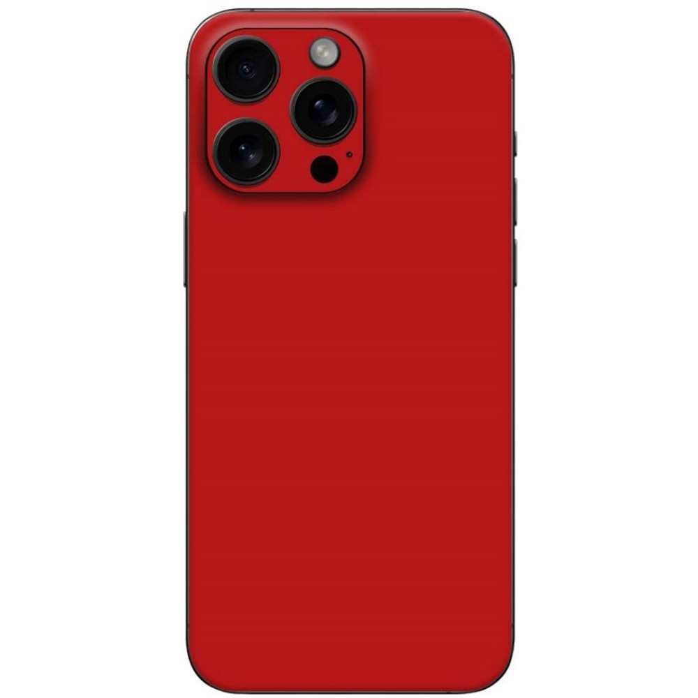 Αυτοκόλλητο Skin Προστασίας Πλάτης - Apple iPhone 15 Pro - Gams Premium Vinyl Skin Back Plate - Red Matte (GAMS-VNL-SKIN-RM-001-076)