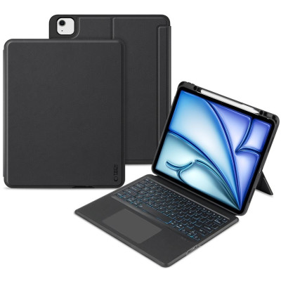 Θήκη Apple iPad Air 13" 2025 / 2024 - Tech-Protect SCMag Pen Plus Keyboard με Υποδοχή Apple Pencil & Πληκτρολόγιο Bluetooth - Black (5906302308675)