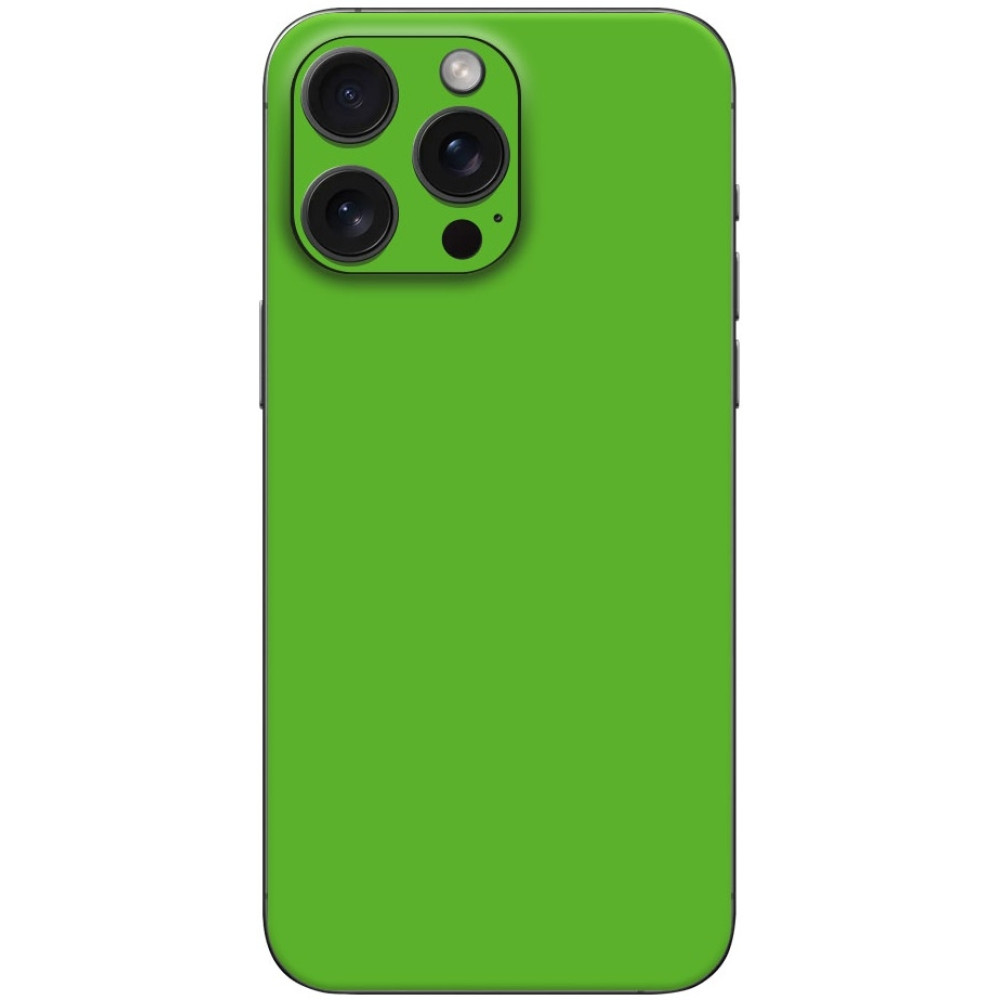 Αυτοκόλλητο Skin Προστασίας Πλάτης - Apple iPhone 15 Pro - Gams Premium Vinyl Skin Back Plate - Green Matte (GAMS-VNL-SKIN-GM-001-076)