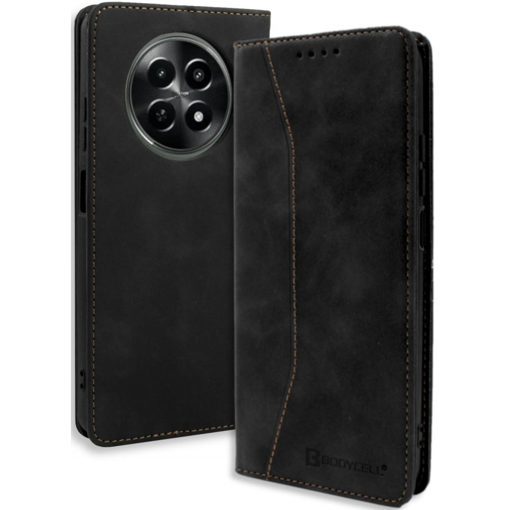 Θήκη Realme 12 5G / 12x 5G - Bodycell Book Case Πορτοφόλι - Black (5206015079184)