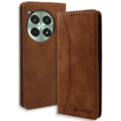 Θήκη OnePlus Ace 3 Pro - Bodycell Book Case Πορτοφόλι - Brown (5206015078798)