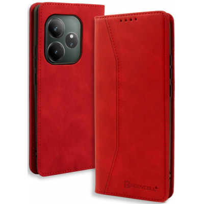 Θήκη Realme GT 6 / GT 6T - Bodycell Book Case Πορτοφόλι - Red (5206015079382)
