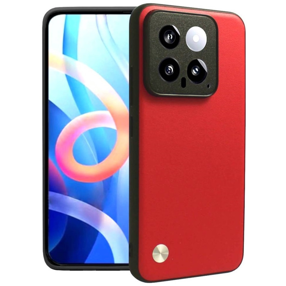 Θήκη Xiaomi 14 - Bodycell Vegan Cover Σκληρή - Red (5206015077364)