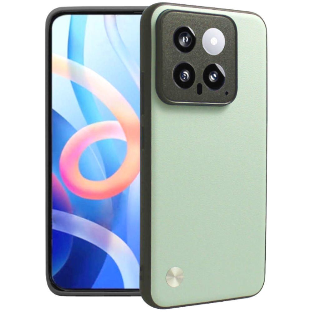 Θήκη Xiaomi 14 - Bodycell Vegan Cover Σκληρή - Light Green (5206015077357)
