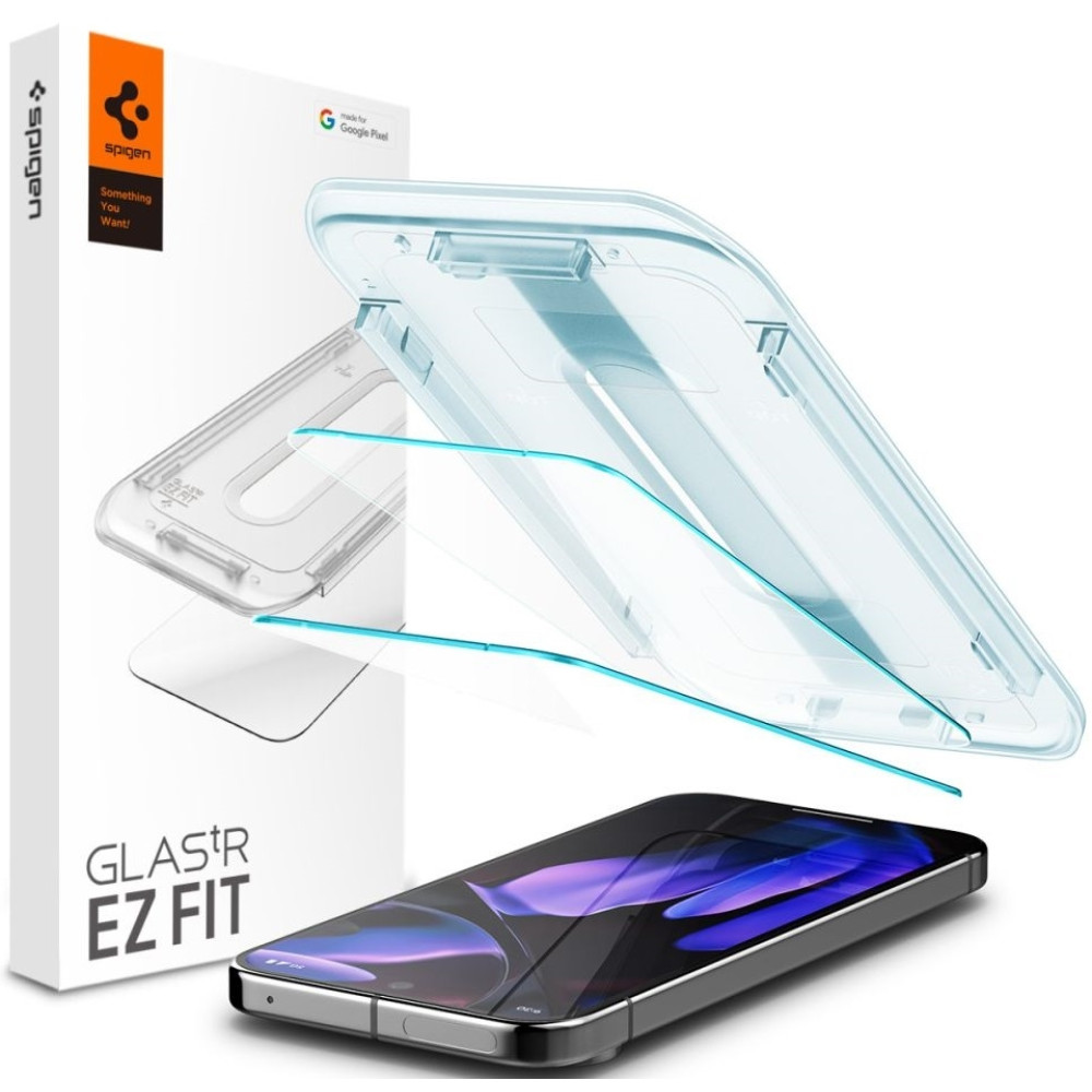 Αντιχαρακτικό Γυαλί Προστασίας Google Pixel 10 Pro XL / 9 Pro XL - Spigen Tempered Glass GLAS.tR EZ Fit Οθόνης - 2 Τεμάχια - Clear (AGL08445)