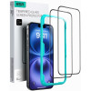 Αντιχαρακτικό Γυαλί Προστασίας Apple iPhone 16 Plus / 15 Plus - ESR Tempered Glass FullFace Οθόνης - 2 Τεμάχια - Black (4894240235973)