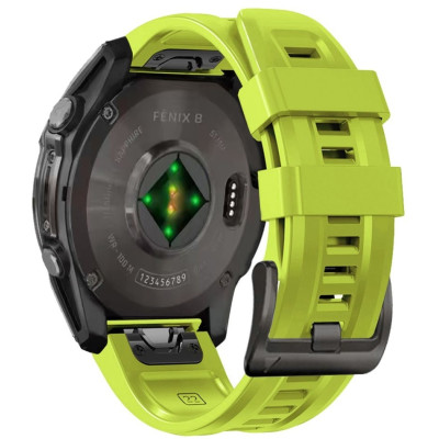 Λουράκι Garmin Fenix 3/5X/3HR/5X Plus/6X/6X Pro/7X/8 (51mm) - Tech-Protect Silicone Σιλικόνης - Lime (5906302376889)