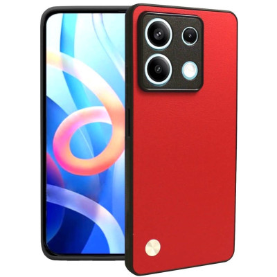 Θήκη Xiaomi Redmi Note 13 Pro 5G / Poco X6 - Bodycell Vegan Cover Σκληρή - Red (5206015078002)