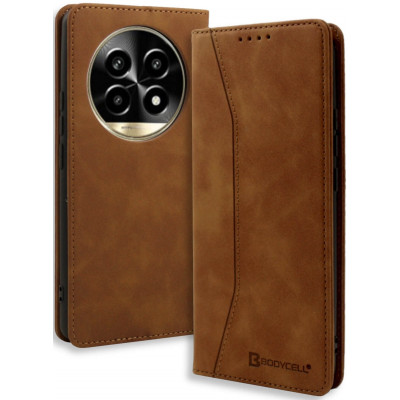 Θήκη Realme 13 Pro / 13 Pro Plus - Bodycell Book Case Πορτοφόλι - Brown (5206015079283)