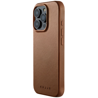 Θήκη Apple iPhone 16 Pro - MUJJO Full Leather Case Δερμάτινη με MagSafe - Tan (MUJJO-CL-051-TN)