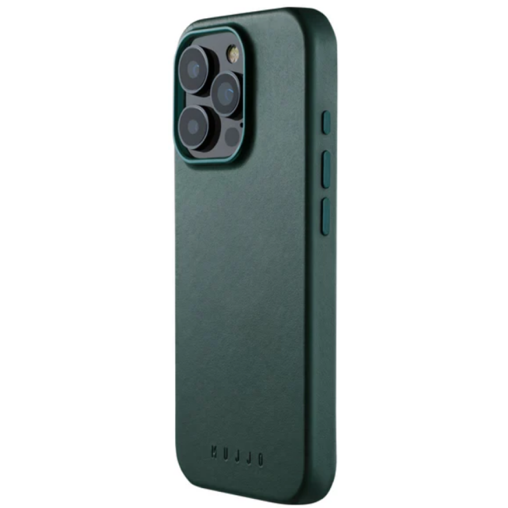 Θήκη Apple iPhone 16 Pro - MUJJO Full Leather Case Δερμάτινη με MagSafe - Livid Green (MUJJO-CL-051-LG)