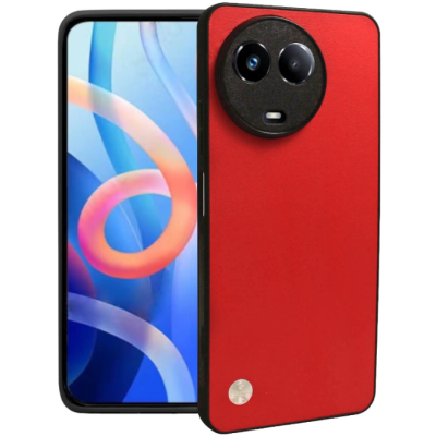 Θήκη Realme 11 5G / 11x - Bodycell Vegan Cover Σκληρή - Red (5206015076169)