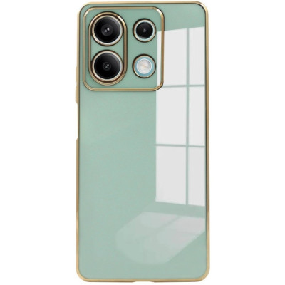 Θήκη Xiaomi Redmi Note 13 5G - Bodycell Gold Plated Σιλικόνης - Mint Green (5206015074448)