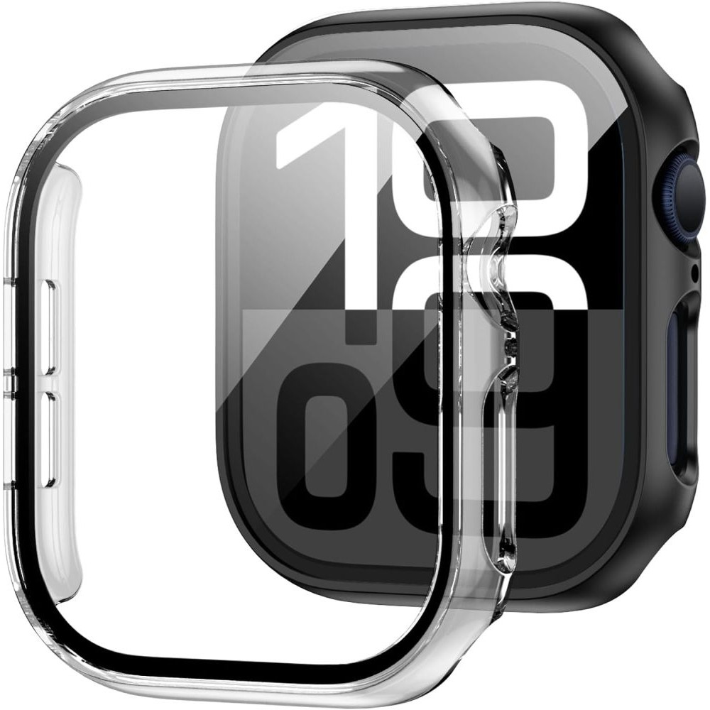 Θήκη Apple Watch 11 / 10 42mm - Tech-Protect Defence360 με Tempered Glass - Clear (5906302376520)