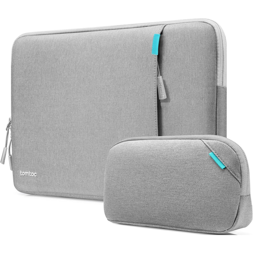 Tomtoc Defender A13 Laptop Sleeve Kit - Σετ Θήκη για Laptop 16'' και Accessory Pouch Θήκη για Αξεσουάρ - Gray (A13F2GW)
