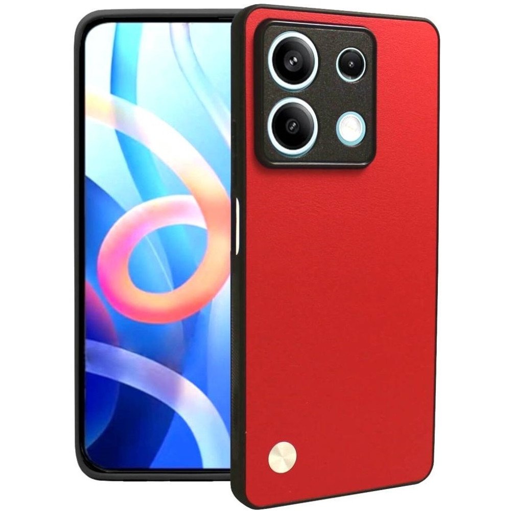 Θήκη Xiaomi Redmi Note 13 5G - Bodycell Vegan Cover Σκληρή - Red (5206015077920)