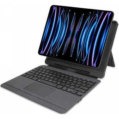 Θήκη Apple iPad Air 13" 2025 / 2024 - Buddi Thorn Keyboard Case με Υποδοχή για Apple Pencil και Αποσπώμενο Μαγνητικό Πληκτρολόγιο Bluetooth - Black (8719246455605)