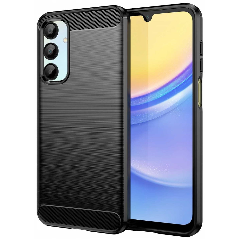 Θήκη Samsung Galaxy A16 Spacecase Carbon Σιλικόνης - Black (5905719113735)