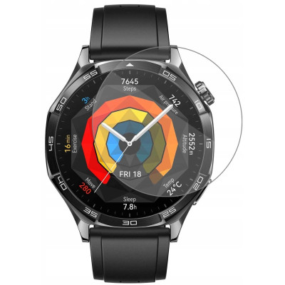 Αντιχαρακτικό Γυαλί Προστασίας Huawei Watch GT 5 46mm Spacecase Smartwatch Tempered Glass 2.5D Οθόνης - Clear (5905719113063)
