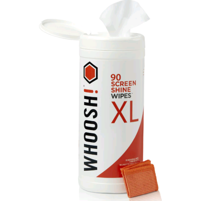 Καθαριστικά Οθόνης Whoosh! Screen Shine Wipes XL 90 Μαντηλάκια Καθαρισμού Συσκευών με 1 Αντιμικροβιακό Πανί (1FG90WP)