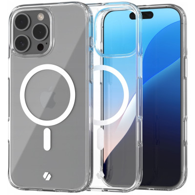 Θήκη iPhone 16 Pro Max Spacecase Clear MagSafe Σκληρή Διάφανη με MagSafe - Transparent (5905719112172)