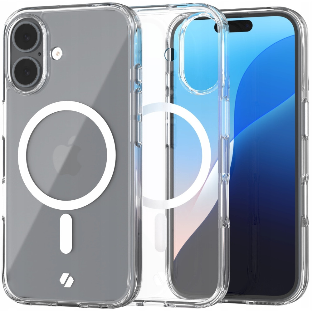 Θήκη iPhone 16 Spacecase Clear MagSafe Σκληρή Διάφανη με MagSafe - Transparent (5905719112141)