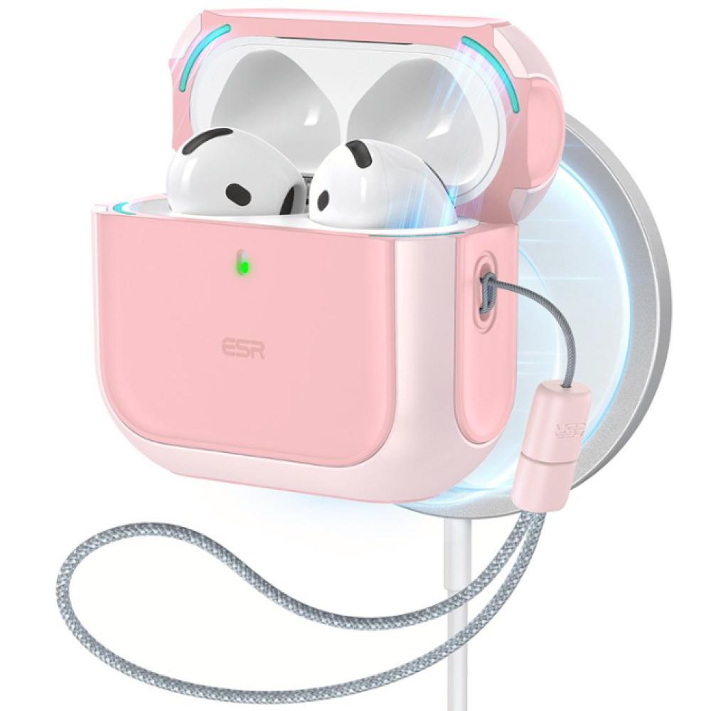 Θήκη AirPods 4th Gen ESR Orbit Hybrid HaloLock με MagSafe - Pink (4894240228906)