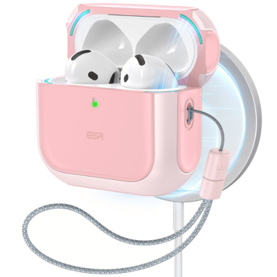 Θήκη AirPods 4th Gen ESR Orbit Hybrid HaloLock με MagSafe - Pink (4894240228906)
