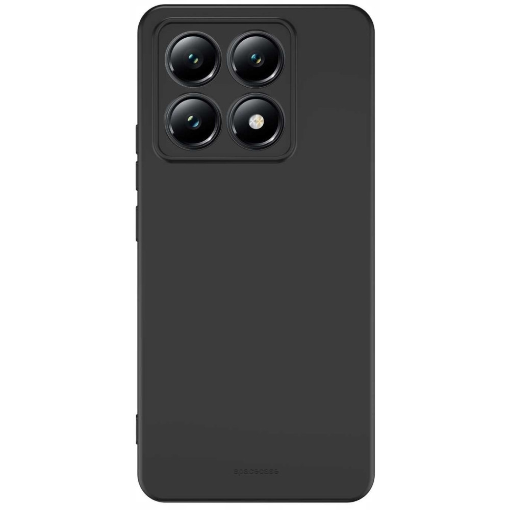 Θήκη Xiaomi 14T Spacecase Silicone Case Σιλικόνης - Black (5905719112929)