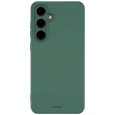 Θήκη Samsung Galaxy S24 FE Spacecase Silicone Case Σιλικόνης - Dark Green (5905719112899)