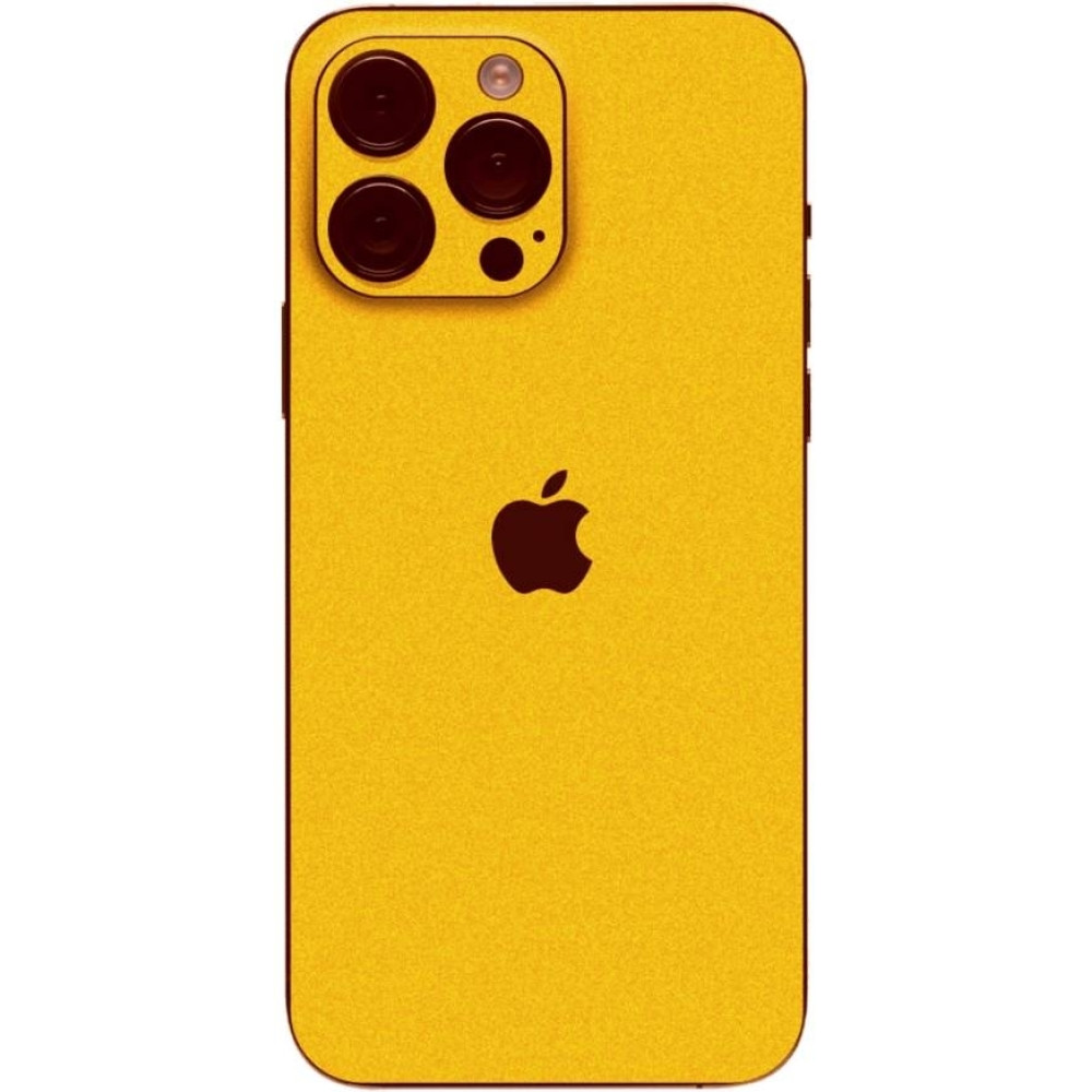 Αυτοκόλλητο Skin Προστασίας Πλάτης iPhone Gams Premium Vinyl Skin Back Plate - Yellow Satin (GAMS-VNL-SKIN-YS-001)