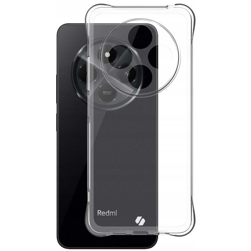 Θήκη Xiaomi Redmi 14C / Poco C75 Spacecase Anti-Shock Διάφανη Σιλικόνης 1mm - Clear (5905719112974)