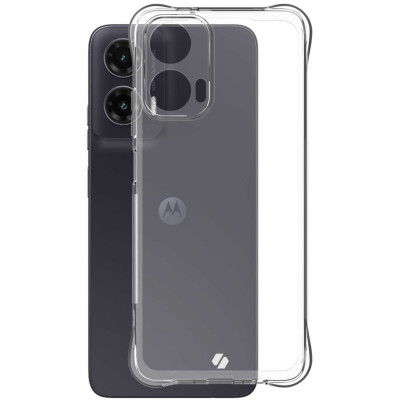 Θήκη Motorola Moto G35 Spacecase Anti-Shock Διάφανη Σιλικόνης 1mm - Clear (5905719112950)