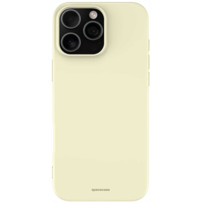 Θήκη iPhone 16 Pro Max Spacecase Silicone Case Σιλικόνης - Bone (5905719111618)