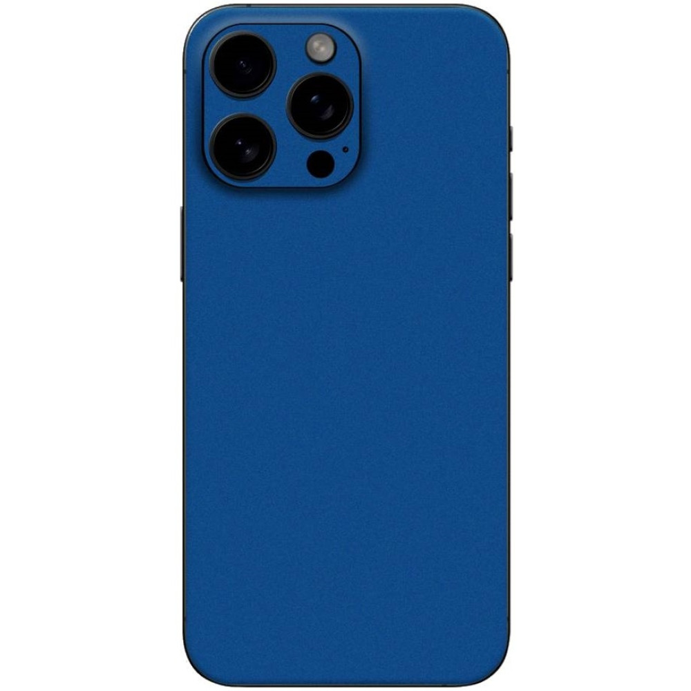 Αυτοκόλλητο Skin Προστασίας Πλάτης iPhone 16 Pro Max Gams Premium Vinyl Skin Back Plate - Blue Satin Matte (GAMS-VNL-SKIN-BSM-001-083)
