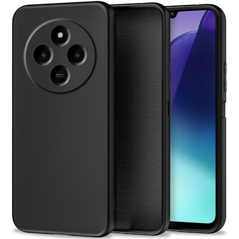 Θήκη Xiaomi Redmi 14C / Poco C75 Tech-Protect Icon Σιλικόνης - Black (5906302380091)