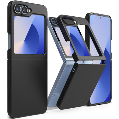 Θήκη Samsung Galaxy Z Flip7 FE / Z Flip6 Ringke Slim Ultra-Thin Cover PC Λεπτή Σκληρή - Black (8809961787614)