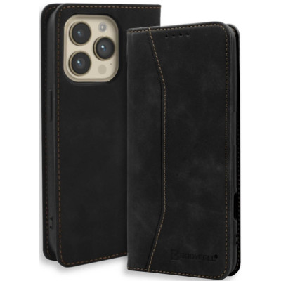 Θήκη iPhone 16 Pro Max Bodycell Book Case Πορτοφόλι - Black (5206015079733)