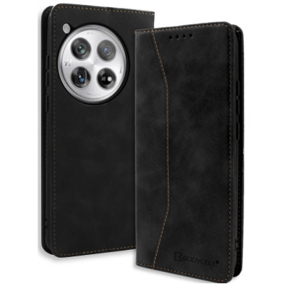 Θήκη OnePlus 12 Bodycell Book Case Πορτοφόλι - Black (5206015079764)